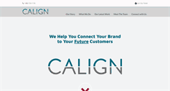 Desktop Screenshot of caligninc.com